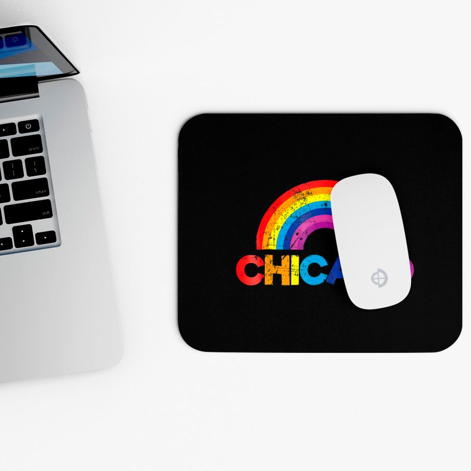 Chicago Rainbow LGBT Gay Pride Parade T Mouse Pads