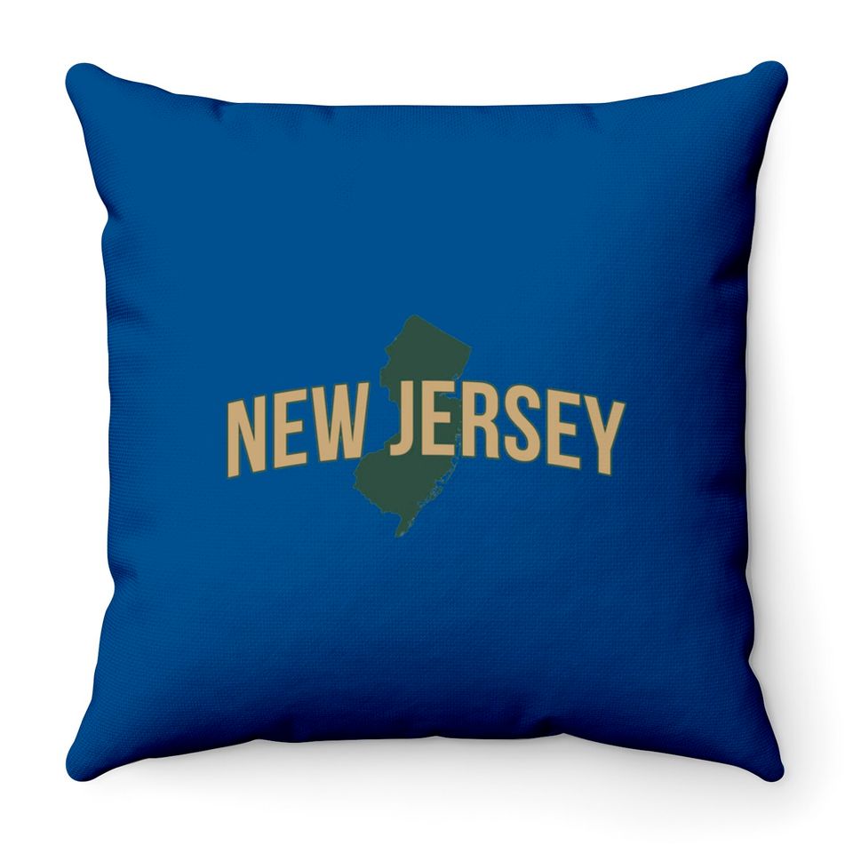 New Jersey State - New Jersey State - Throw Pillows