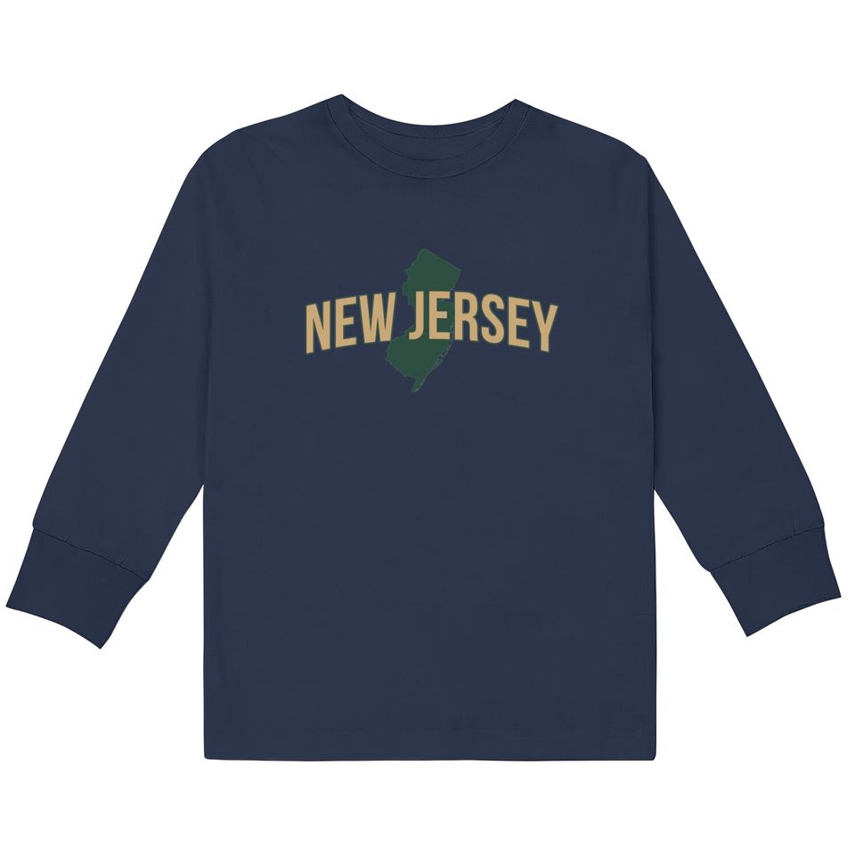 New Jersey State - New Jersey State -  Kids Long Sleeve T-Shirts