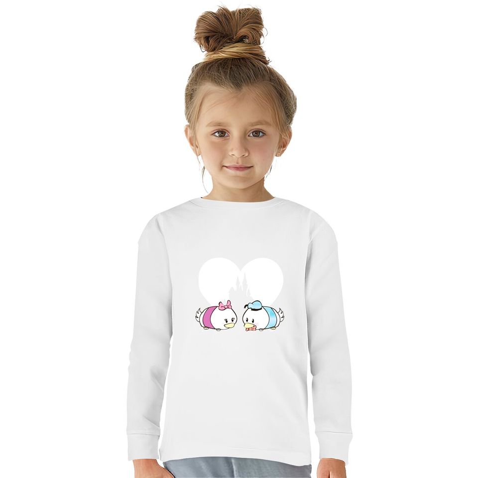 Tsum Tsum Love - Donald & Daisy - Disney -  Kids Long Sleeve T-Shirts