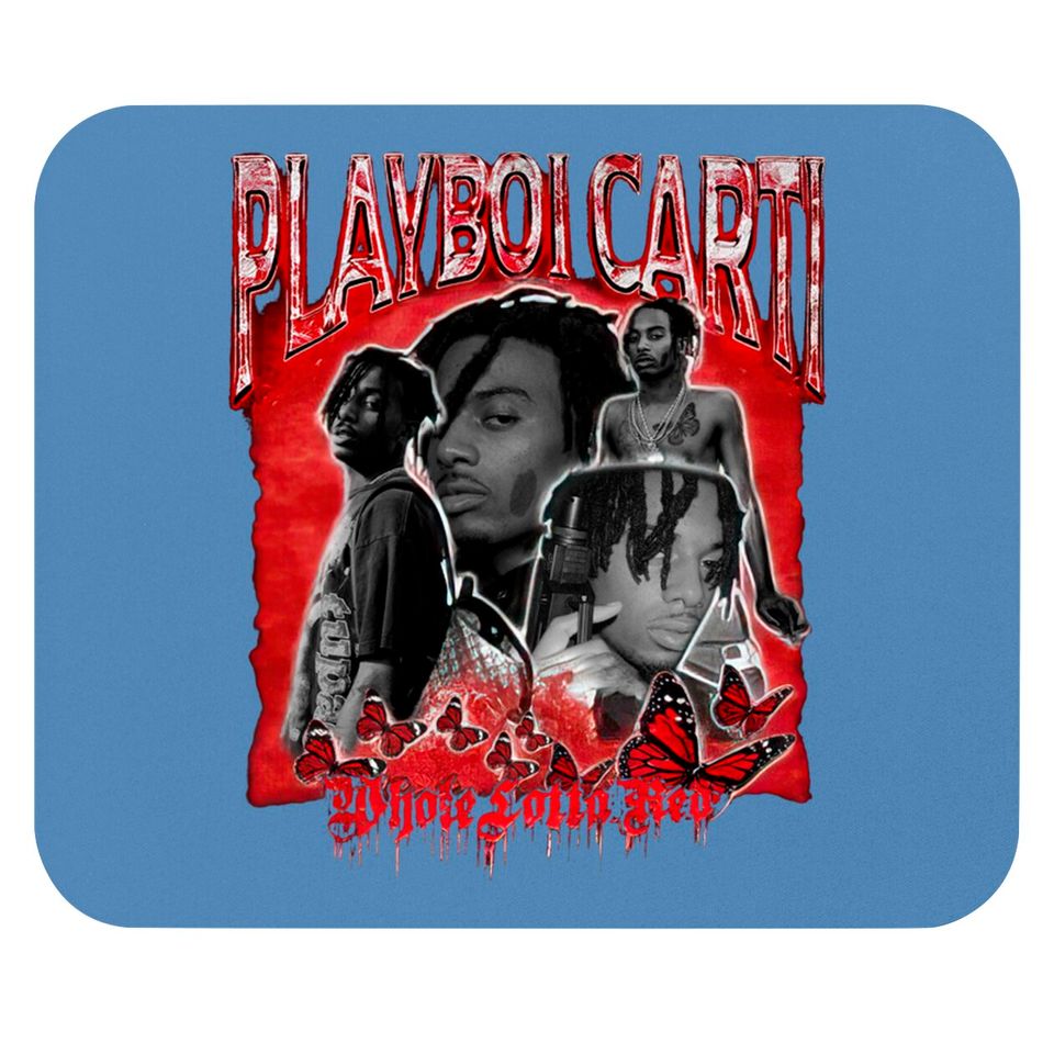 Playboi Carti Rapper Mouse Pads