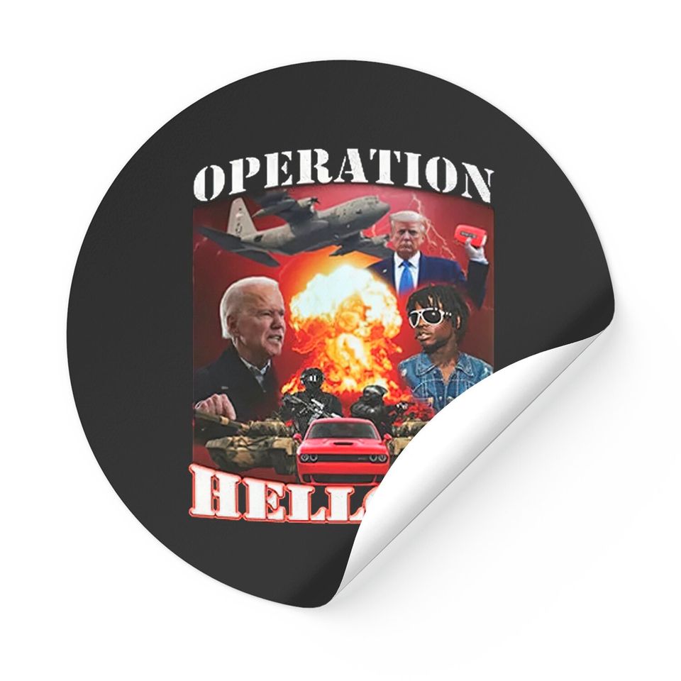 Operation Hellcat Stickers, Biden Die For This Hellcat Stickers