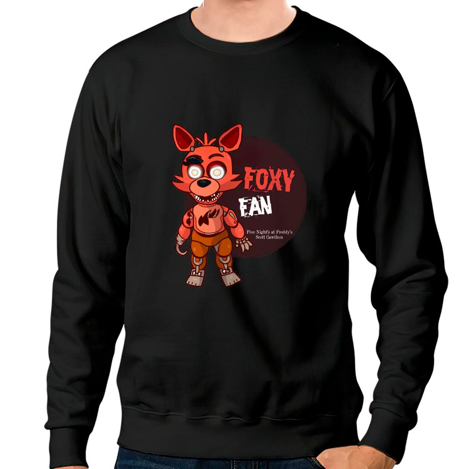 Five Night's at Freddy's Foxy Fan - Five Nights At Freddys - Sweatshirts