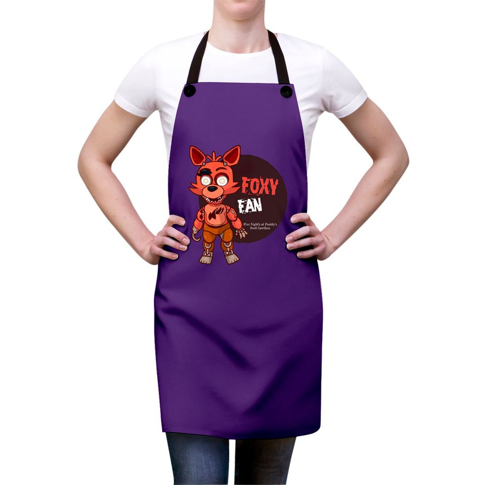 Five Night's at Freddy's Foxy Fan - Five Nights At Freddys - Aprons
