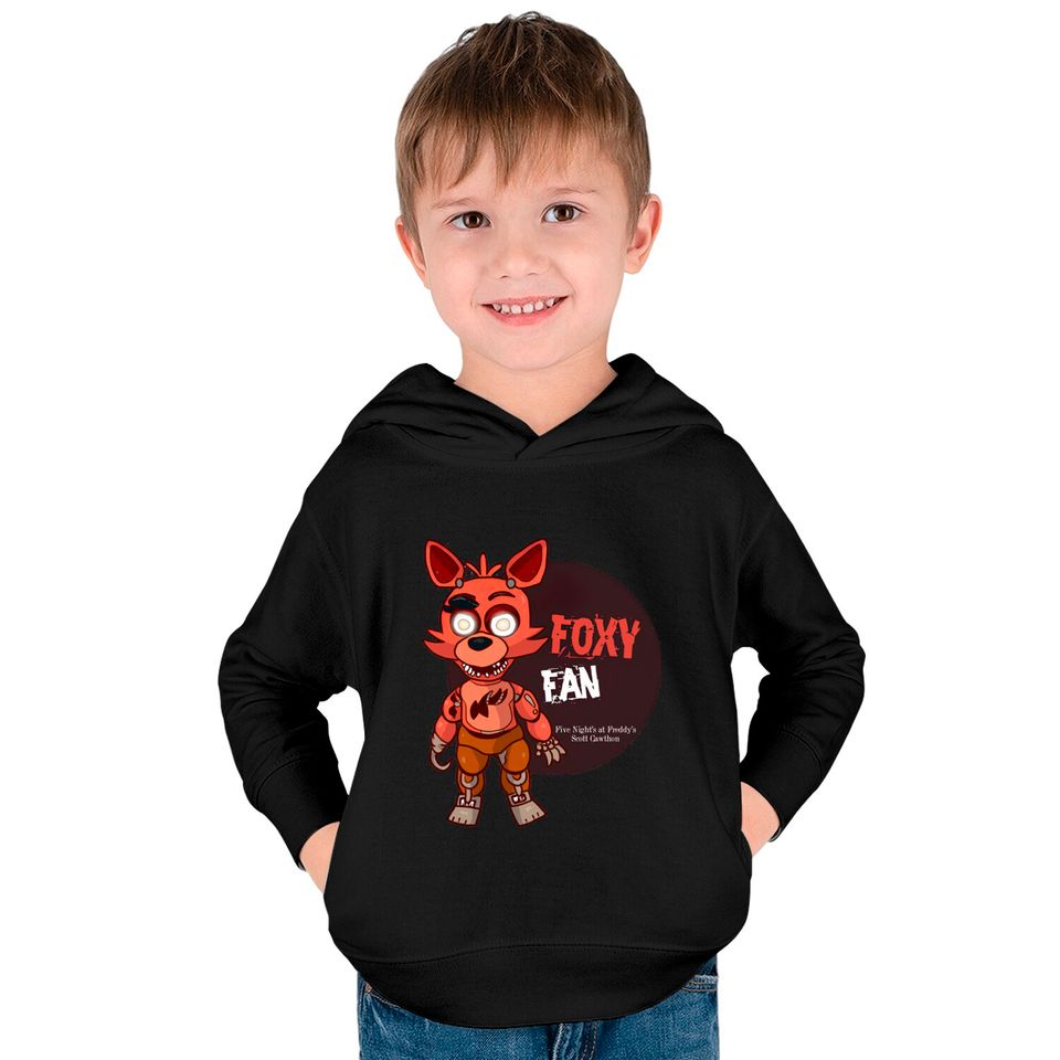 Five Night's at Freddy's Foxy Fan - Five Nights At Freddys - Kids Pullover Hoodies