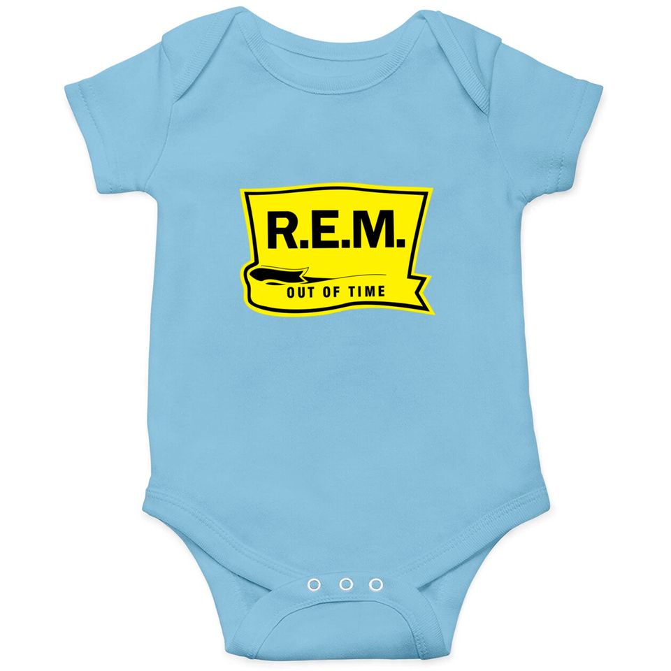 R.E.M. Out Of Time - Rem - Onesies