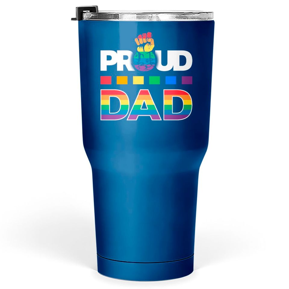 LGBT Proud Dad Tumblers 30 oz