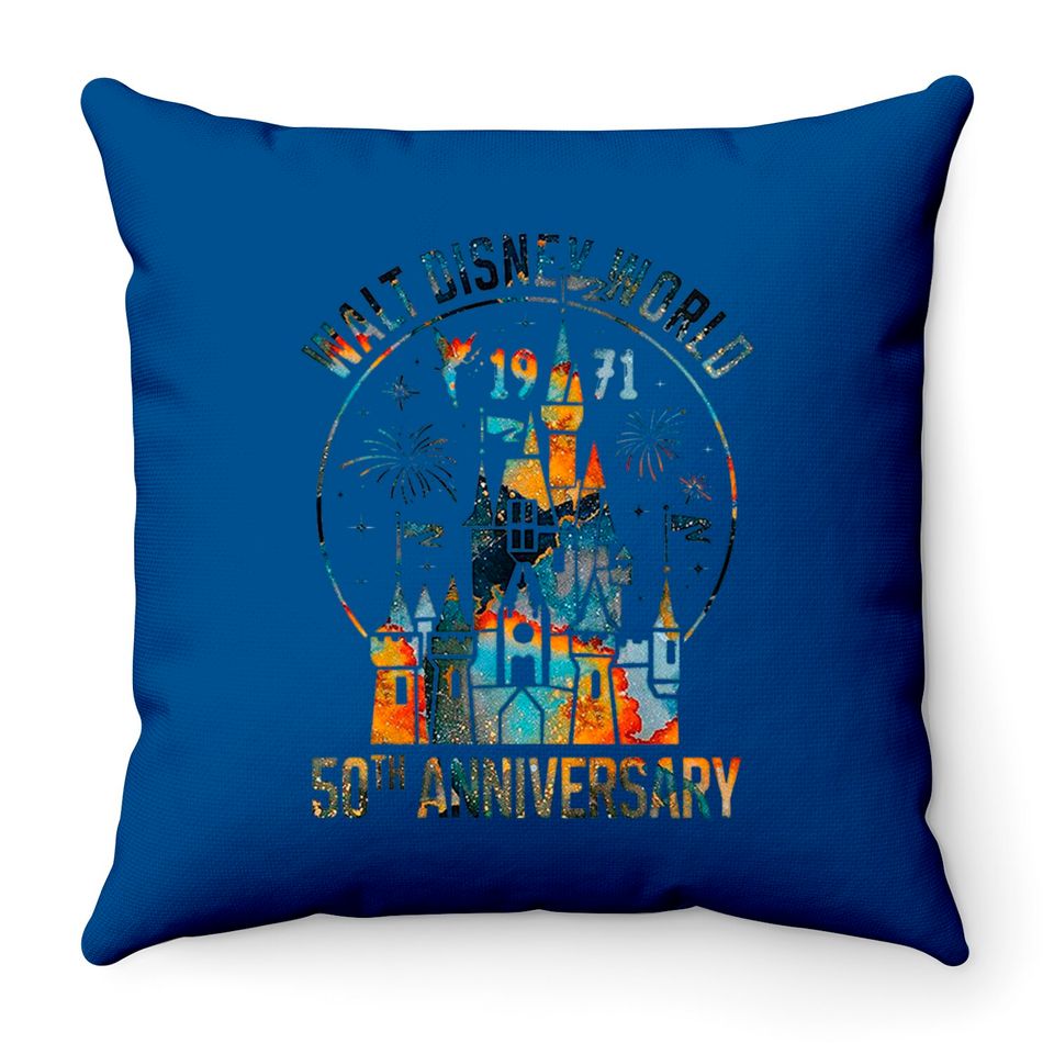 Disney 50th Anniversary WDW Throw Pillows