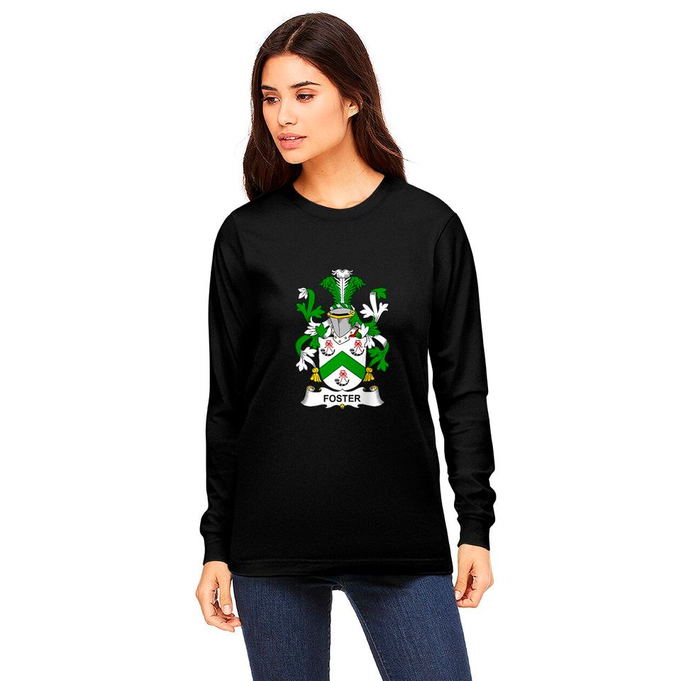 Foster Coat of Arms Family Crest Raglan Long Sleeves