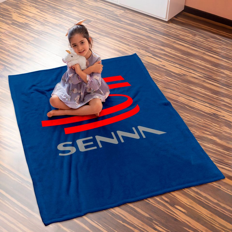 Aryton Senna Baby Blankets