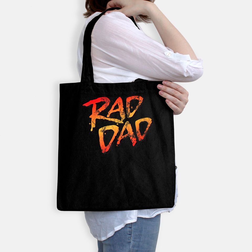RAD DAD - 80s Nostalgic Gift for Dad, Birthday Father's Day Bags