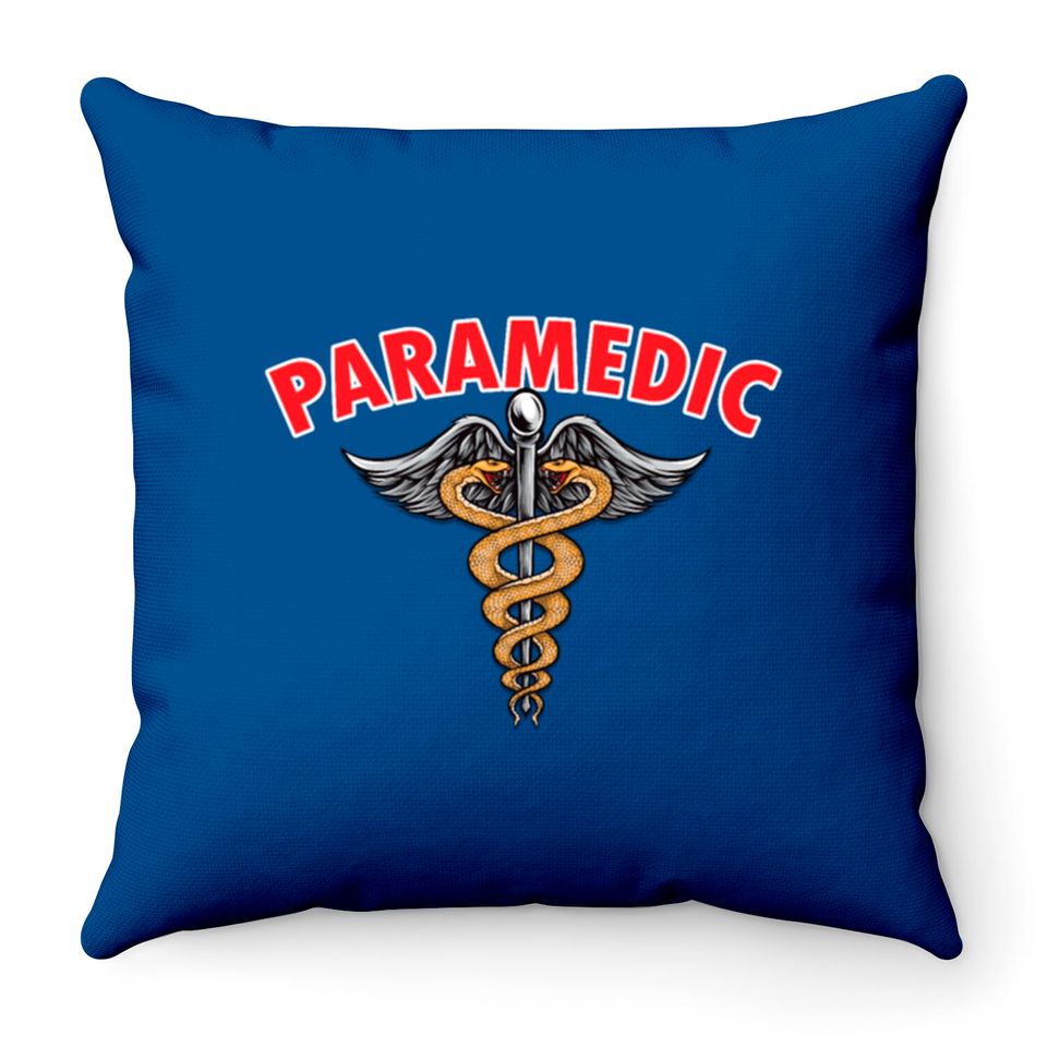 Paramedic Emergency Medical Services EMS Throw Pillows