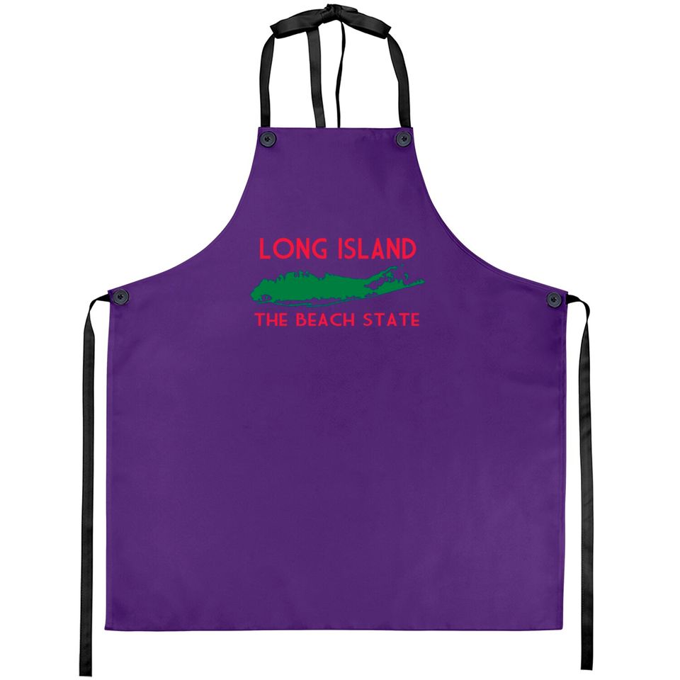 Long Island The Beach State Aprons