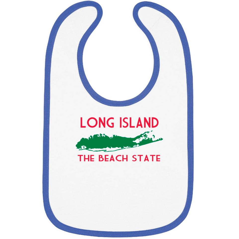 Long Island The Beach State Bibs