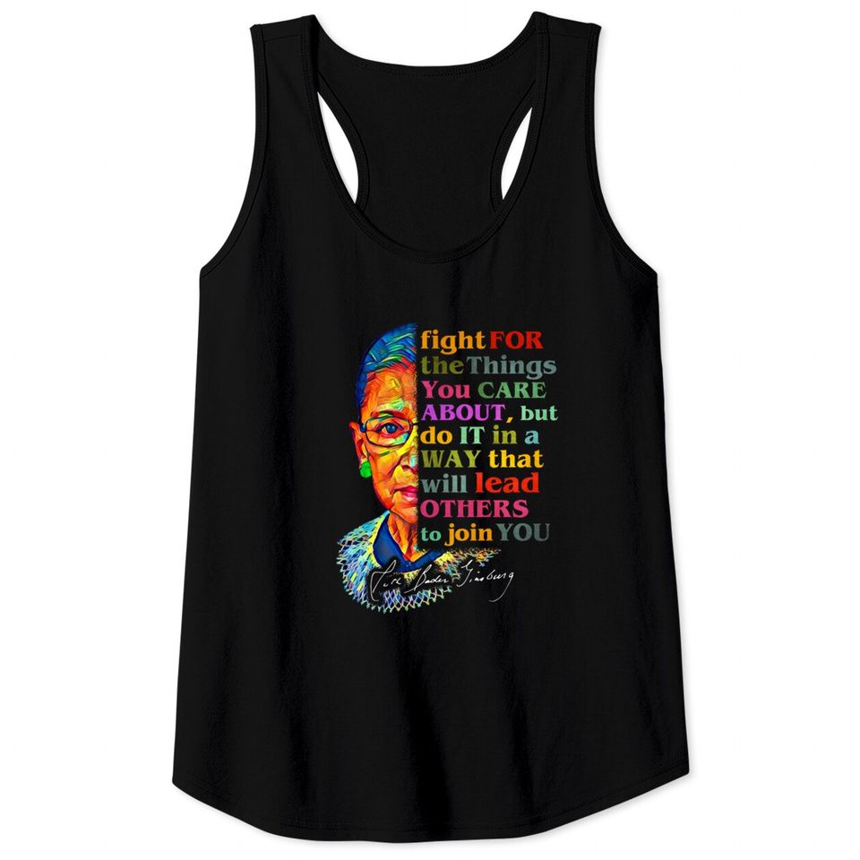 Ruth Bader Ginsburg Tank Tops