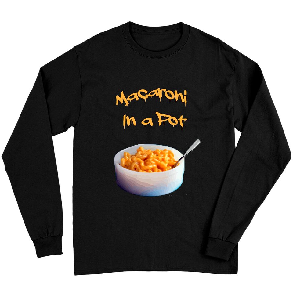 Macaroni In A Pot Wet And Gushy Long Sleeves