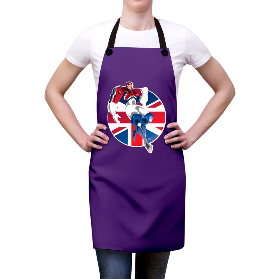 Brian B Soars - Captain Britain - Aprons