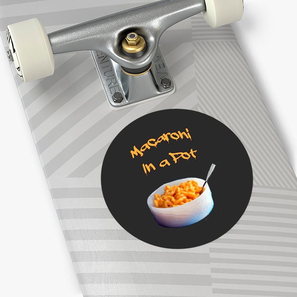 Macaroni In A Pot Wet And Gushy Stickers