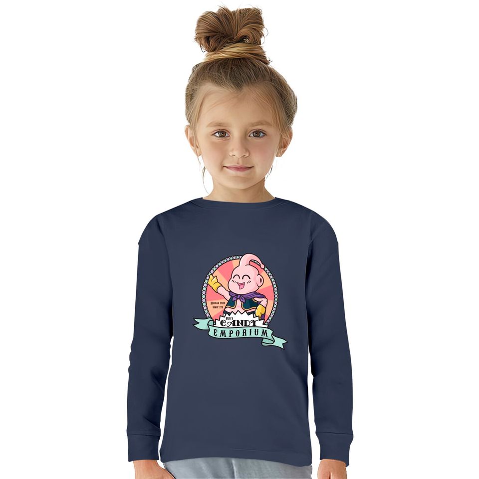 Buu's Candy Emporium - Dragon Ball -  Kids Long Sleeve T-Shirts