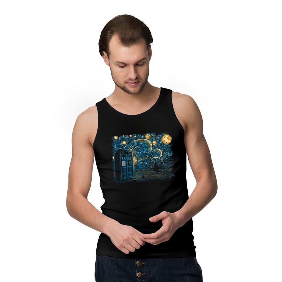 Starry Gallifrey - Doctor Who - Tank Tops