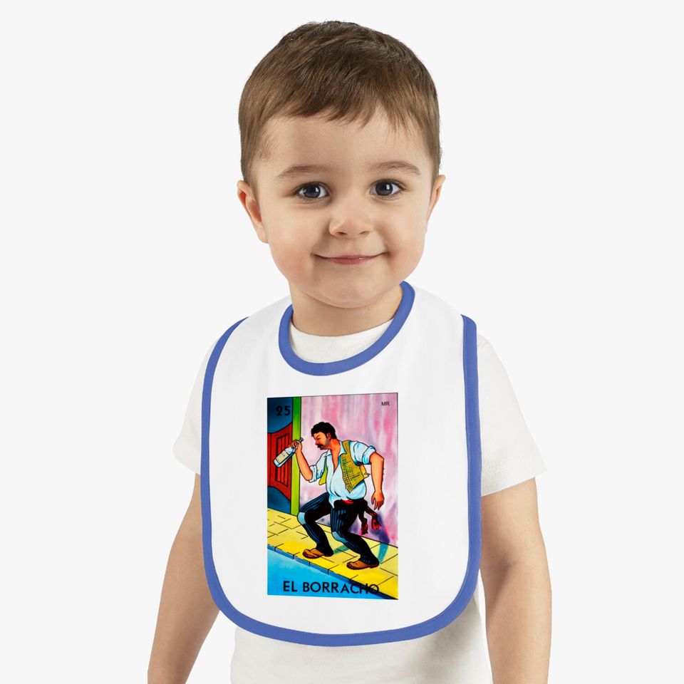 El Borracho Loteria Mexicana - Loteria - Bibs