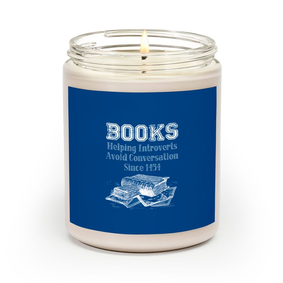 Books Helping Introverts Avoid Conversation Scented Candles