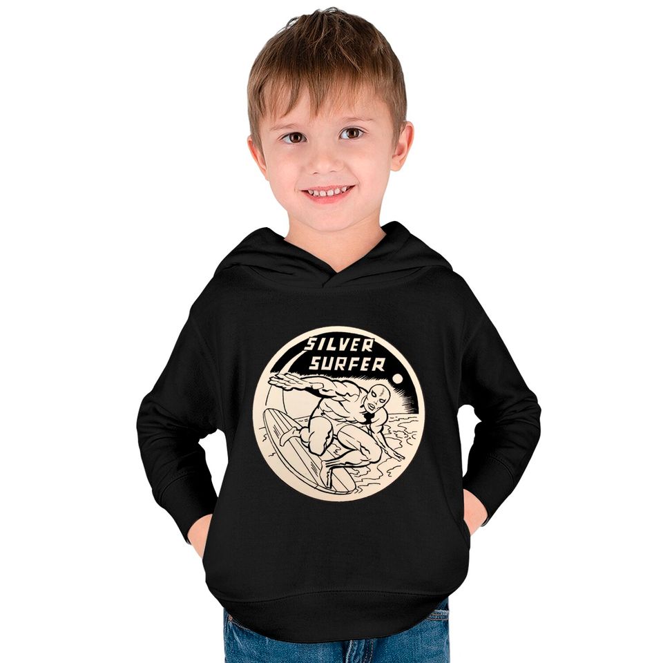 Silver Surfer - rare! - Silver Surfer - Kids Pullover Hoodies