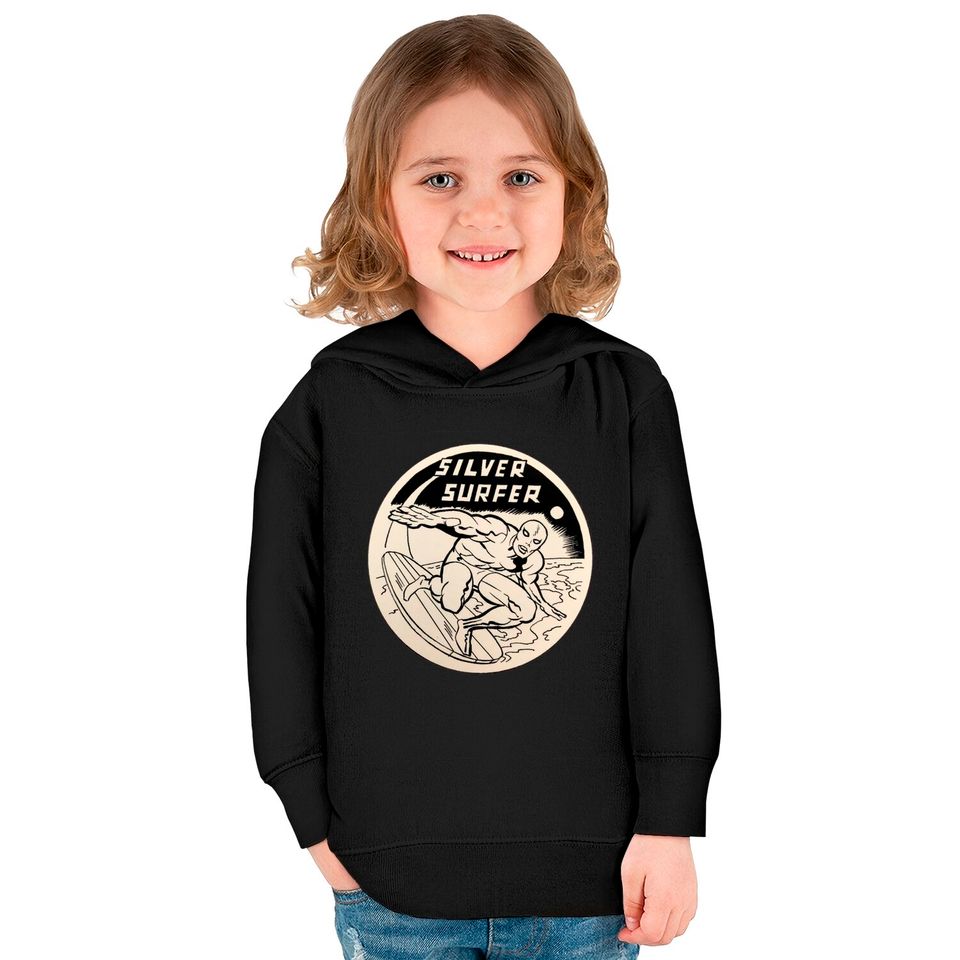 Silver Surfer - rare! - Silver Surfer - Kids Pullover Hoodies