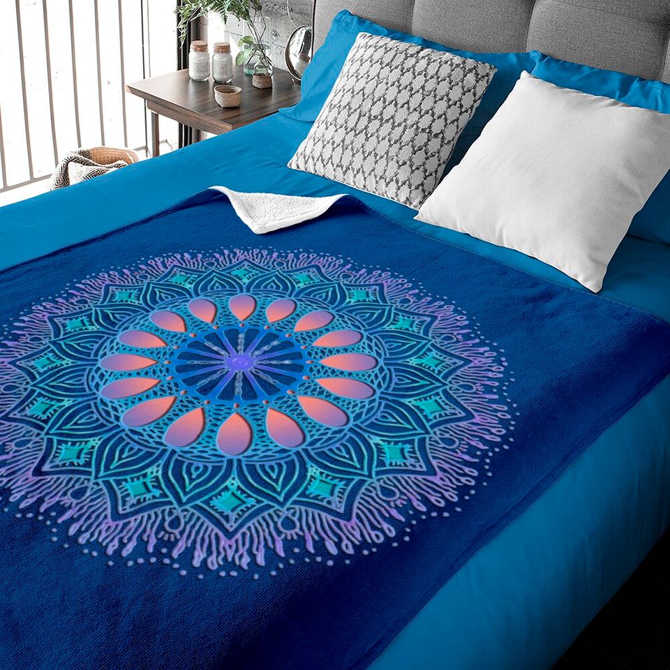 Mandala doodle0009 - Mandala - Baby Blankets