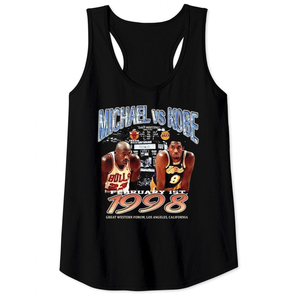 Legend Kobe Bryant x Michael Jordan Vintage Tank Tops