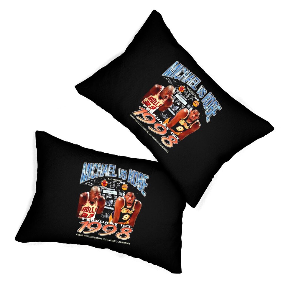 Legend Kobe Bryant x Michael Jordan Vintage Lumbar Pillows