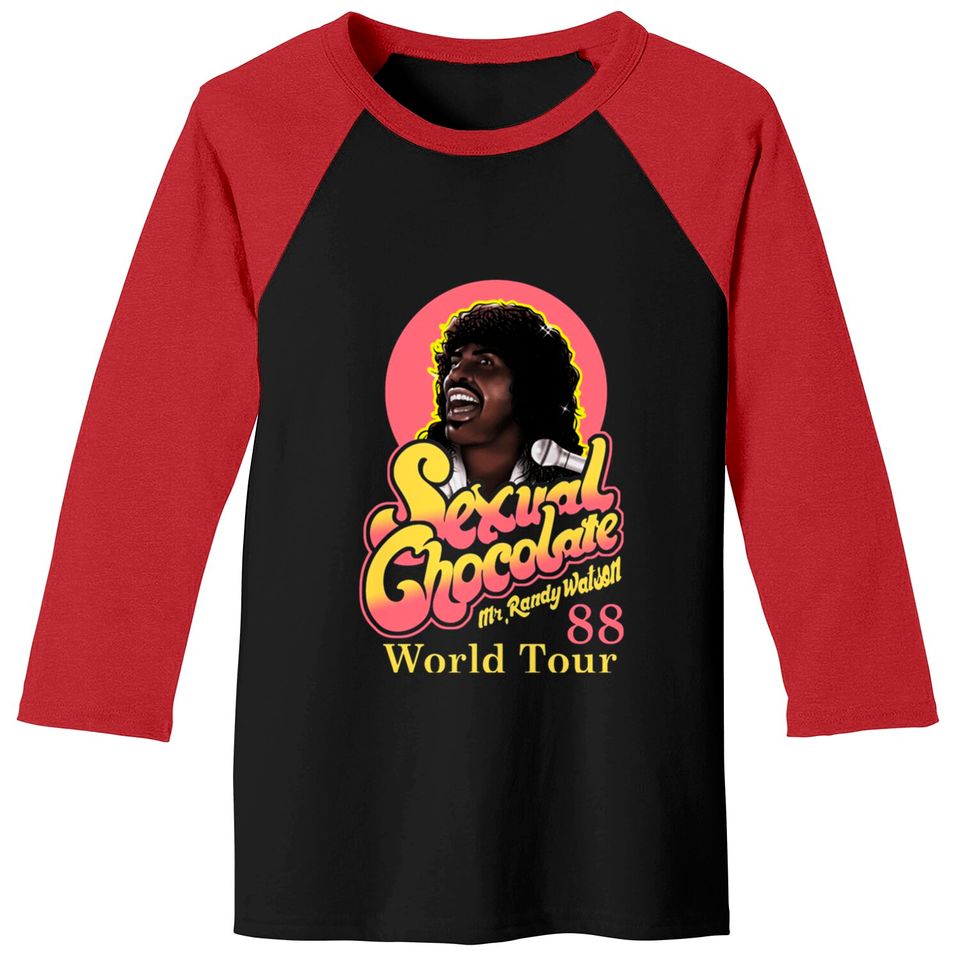 RANDY WATSON - SEXUAL CHOCOLATE 88 WORLD TOUR Classic Baseball Tees
