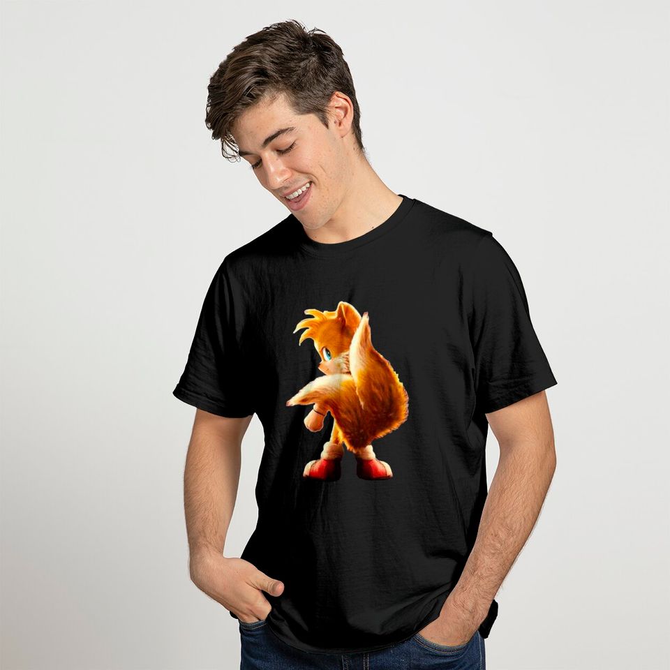 Sonic 2 Tails Movie Character T Shirt