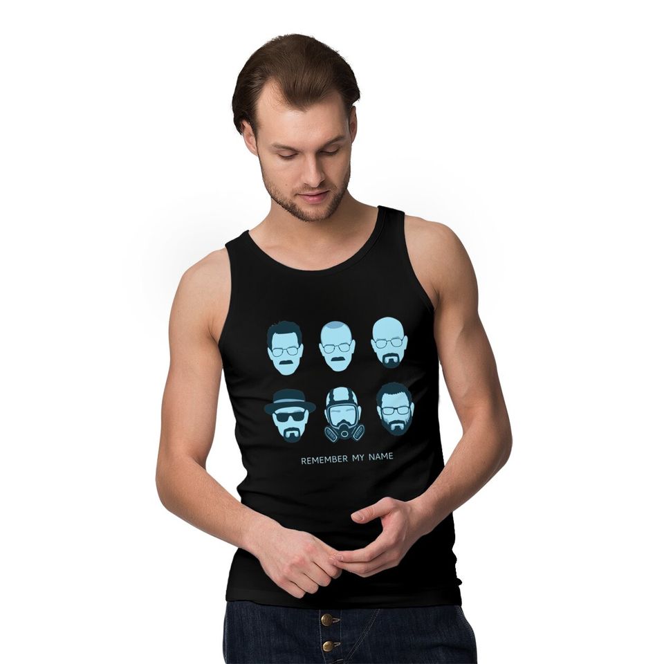 ALL HAIL HEISENBERG (blue) - Breaking Bad - Tank Tops