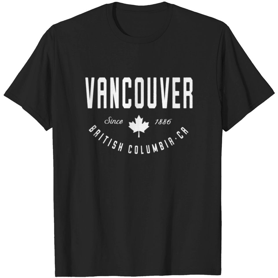 Vancouver British Columbia Canada Gift Tee T-shirt