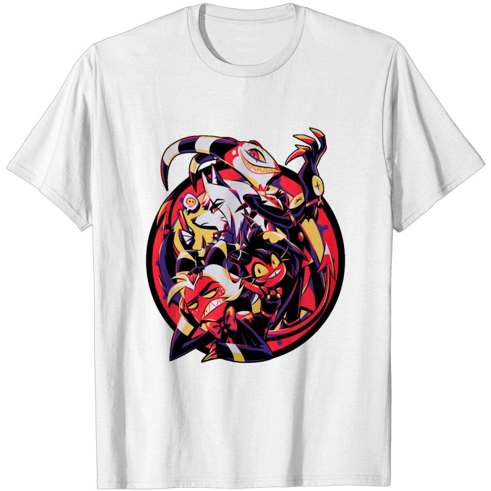 Hazbin Hotel Merch Helluva Boss Group T-shirt