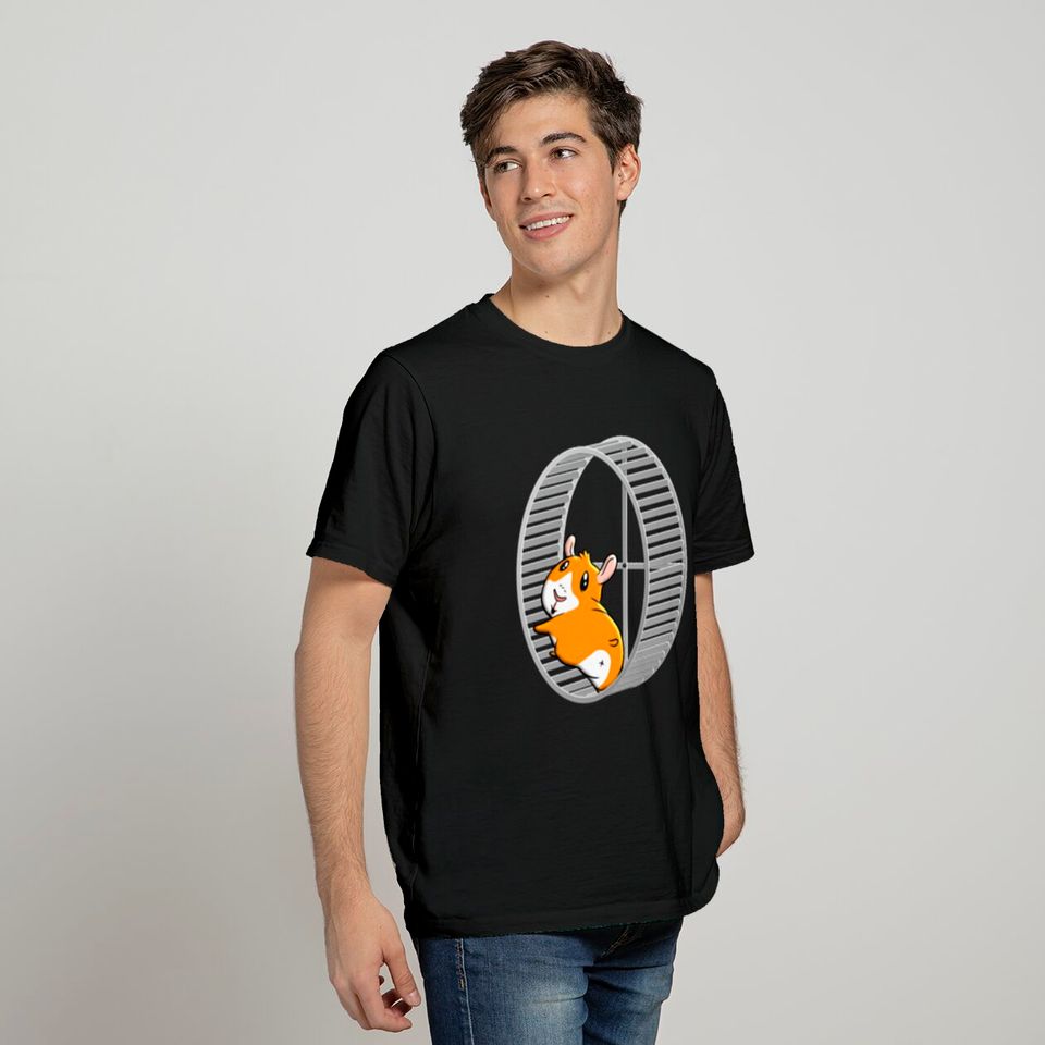 Hamster In A Hamster Wheel T-shirt