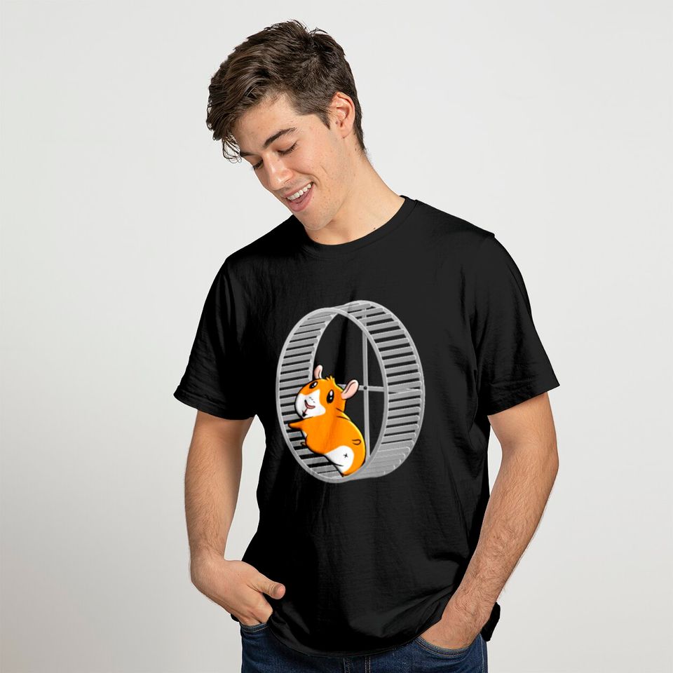 Hamster In A Hamster Wheel T-shirt