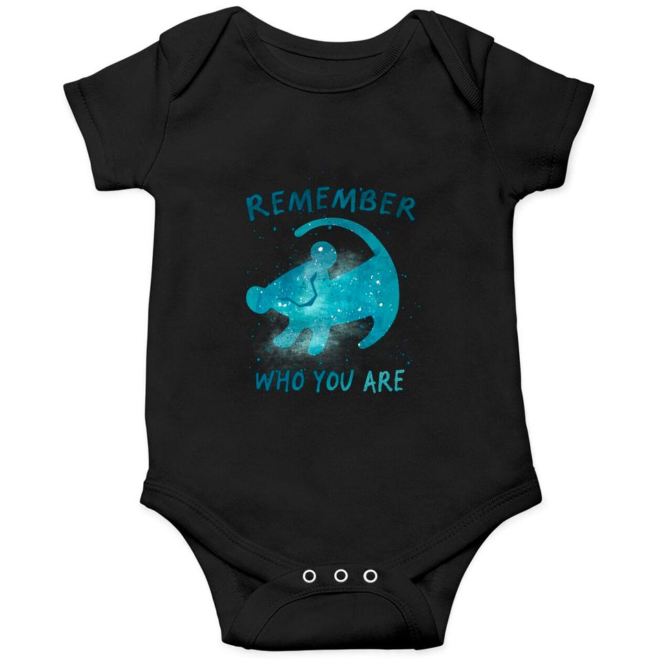 Disney The Lion King Simba Remember Who You Are Splatter Onesies