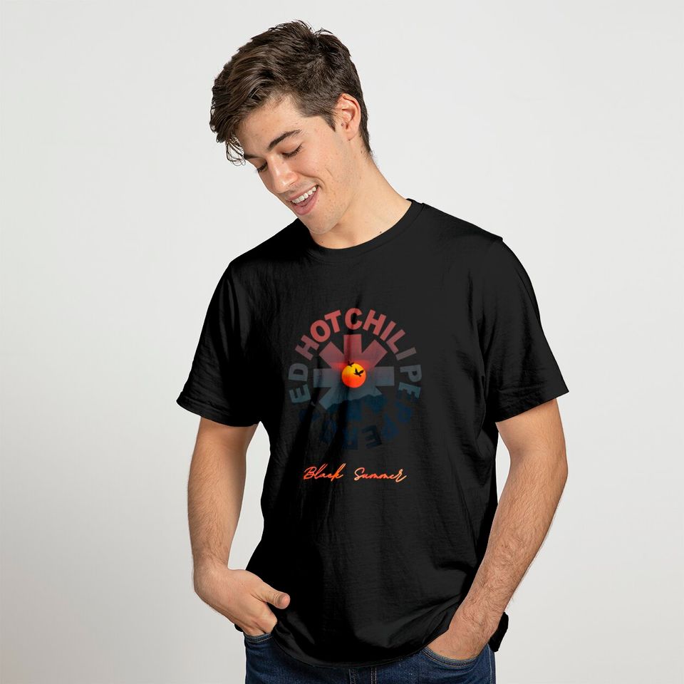 Kids Red Hot Chili Peppers YOUTH Shirt Black Summer Kids T-shirt Rock Band Tee Chili Peppers
