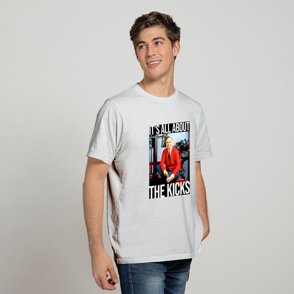 Mister Rogers Neighborhood Frame It's All About Kicks T-Shirt