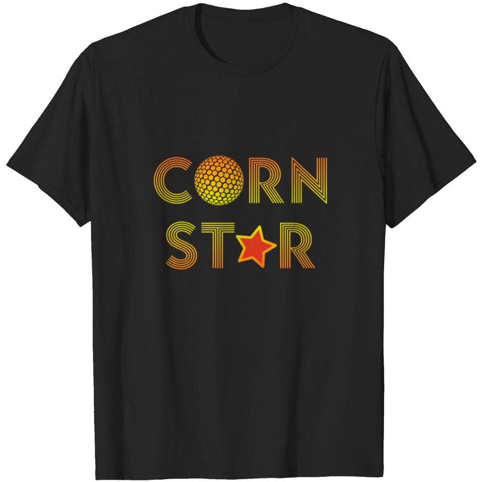 Corn Star Retro Cornhole T-shirt