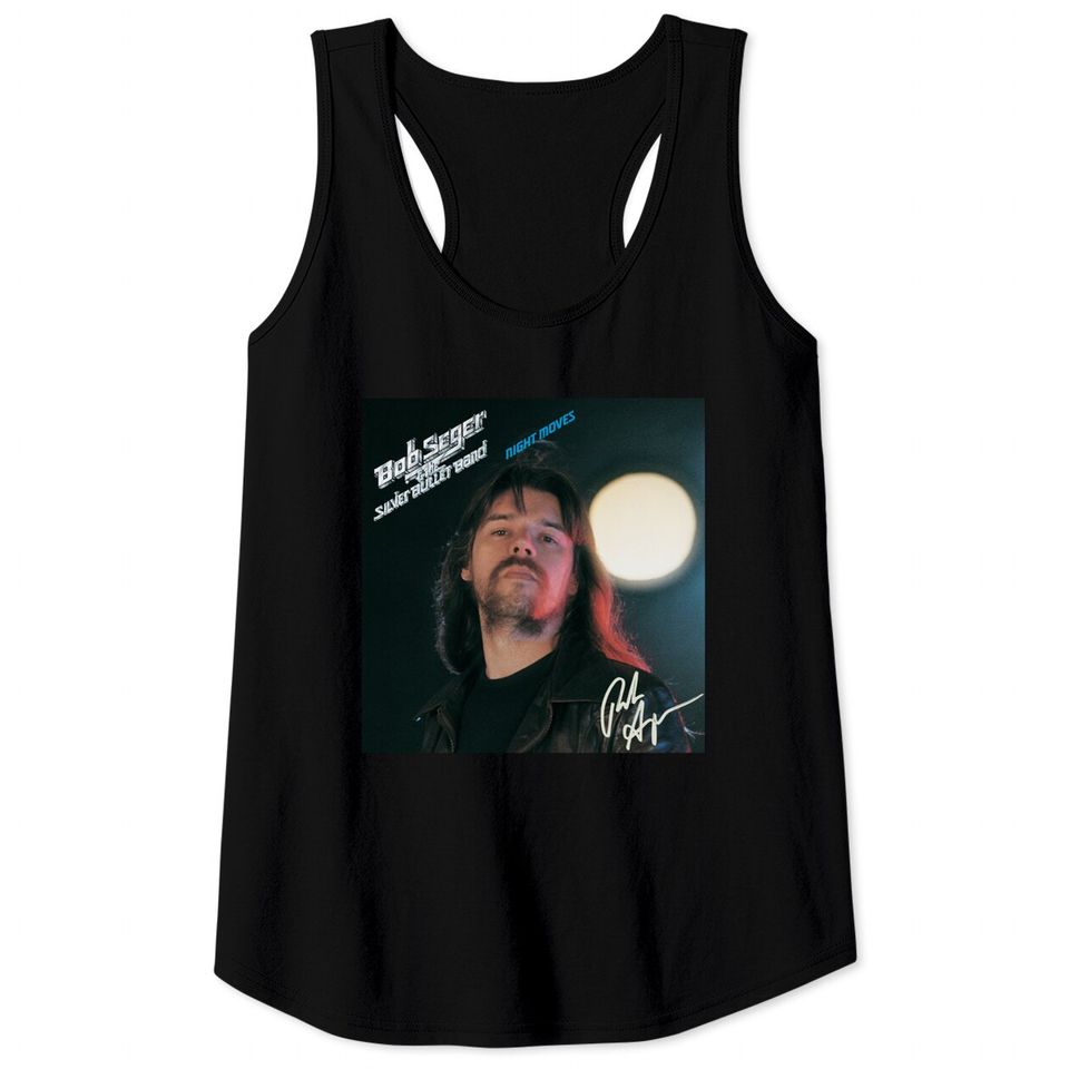 Bob Seger Night Moves Signature T Shirt, Bob Seger Night Tank Tops, Music Tee, Vintage Band shirt, Classic Rock Shirt