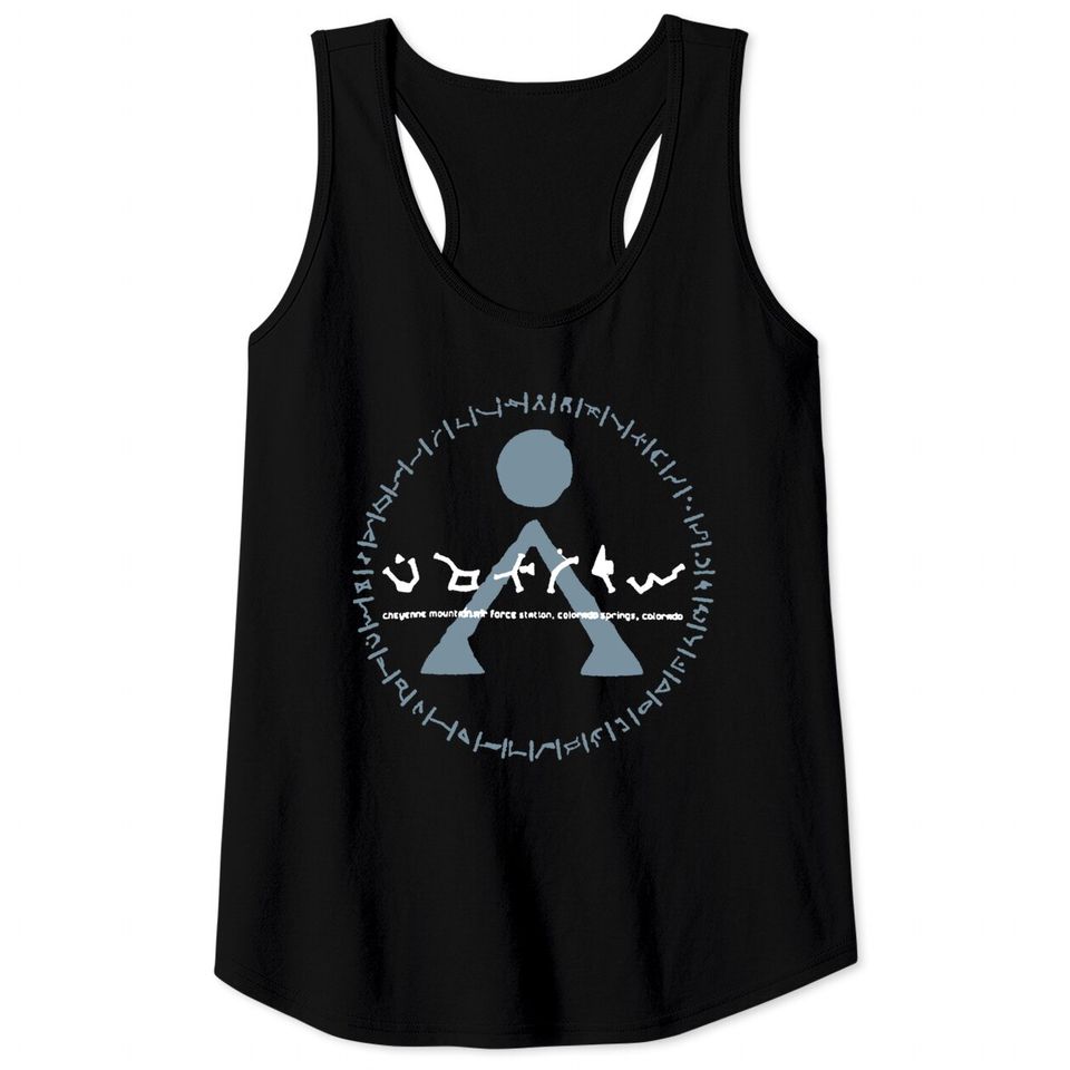 Stargate inspired Tank Tops - Origin Earth Symbol
