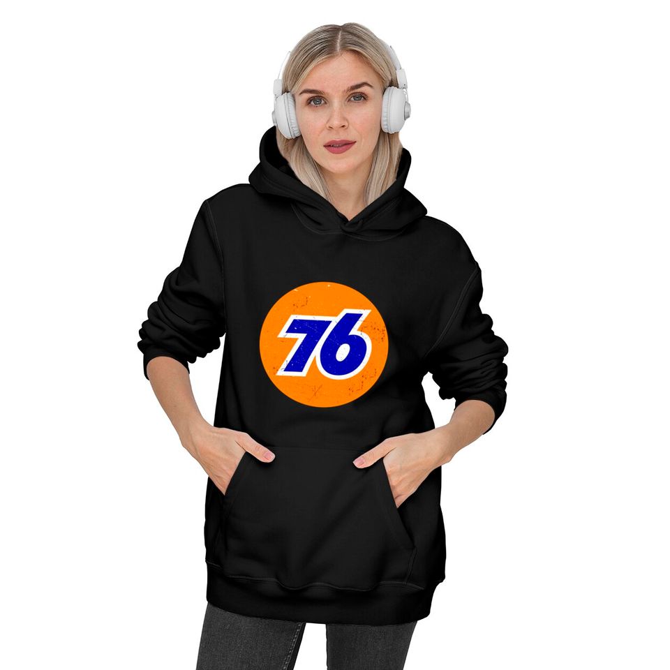 Union 76 gasoline Vintage sign - Gas And Oil Signs - Hoodies