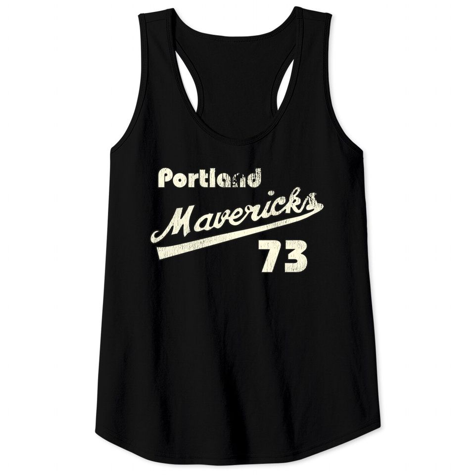 Portland Mavericks Retro Defunct Baseball Jersey - Baseball - Tank Tops