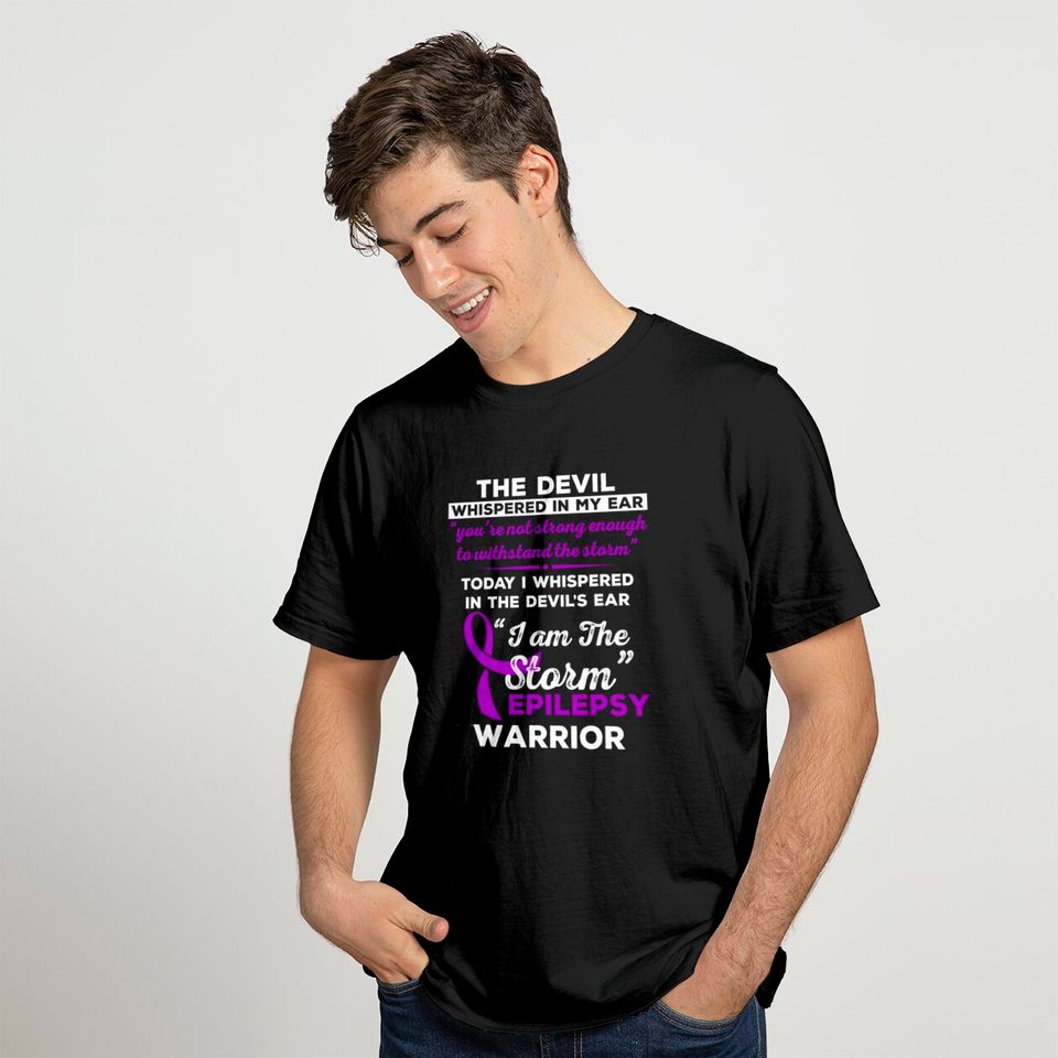 I Am the Storm Epilepsy Warrior T-Shirt