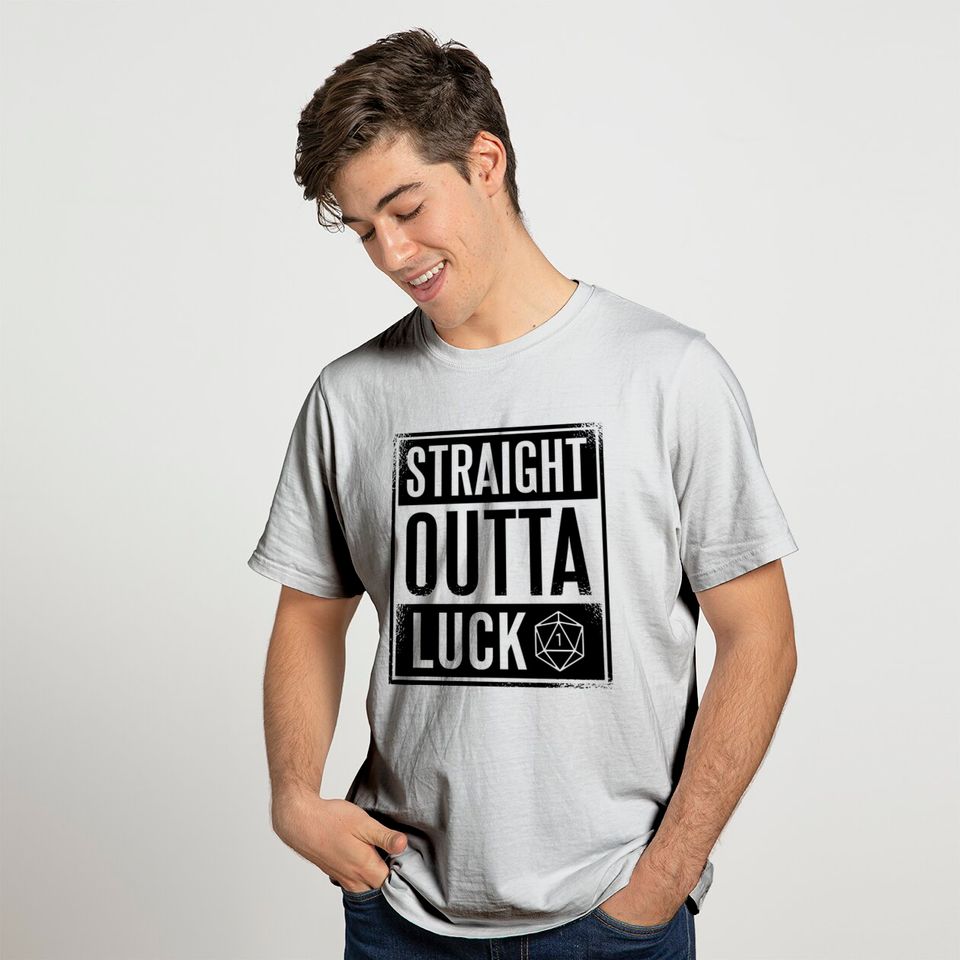 Dungeons and Dragons Design Straight Outta Luck - Dungeons And Dragons - T-Shirt