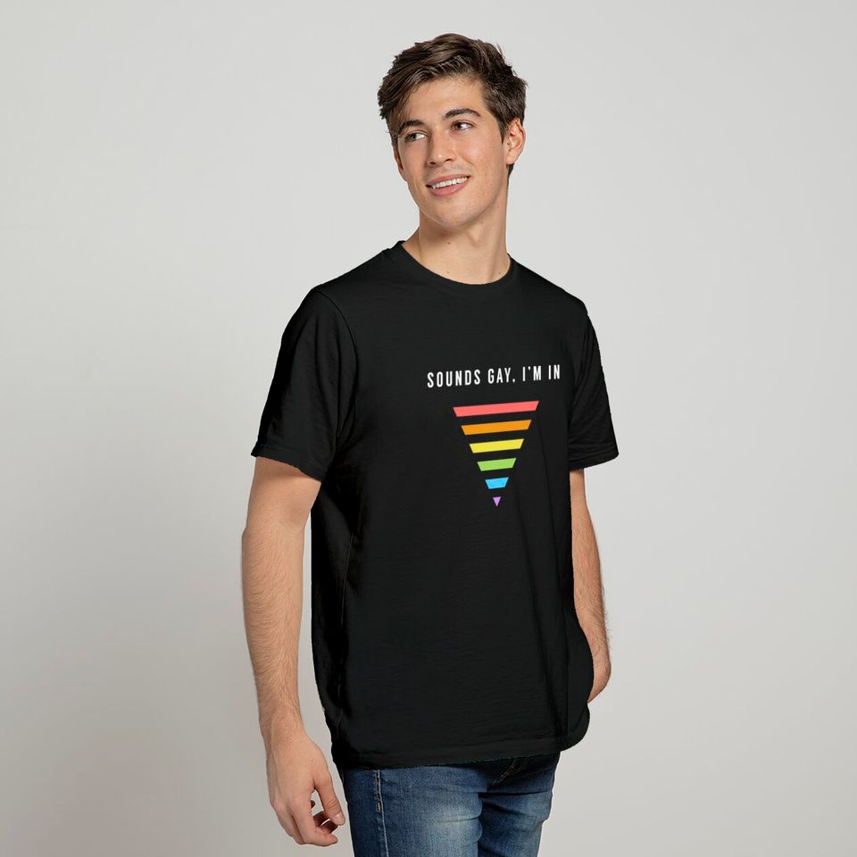 Sounds Gay I'm In Racerback T-Shirts