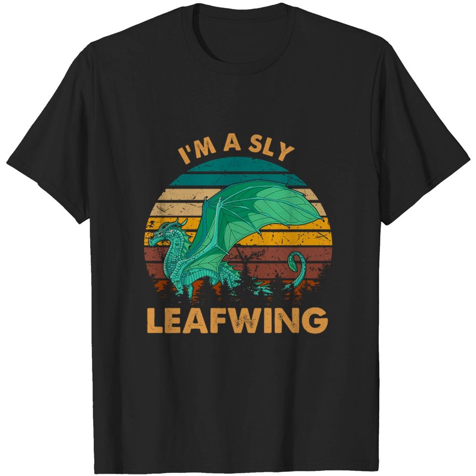 Kid I m A Sly Leafwing Dragons Retro Wings Of Fire T-shirt